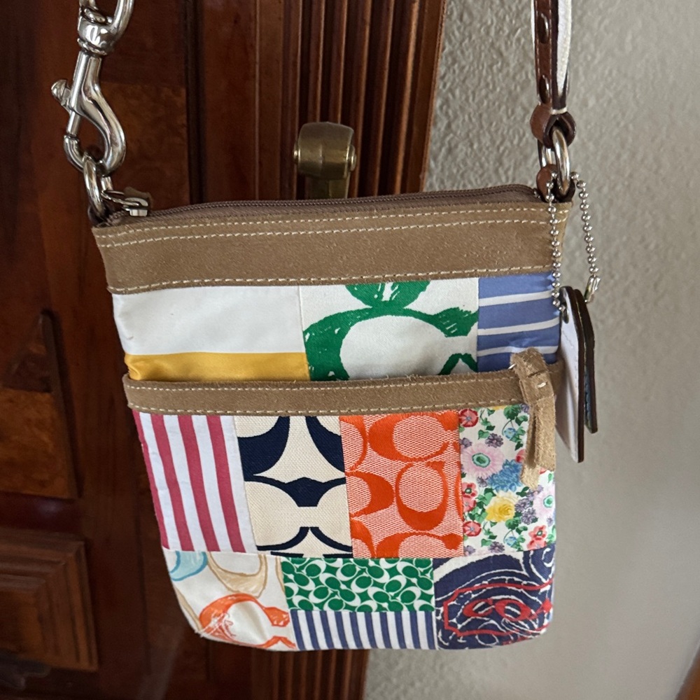 Coach Multicolor Patchwork Crossbody Bag - image 2